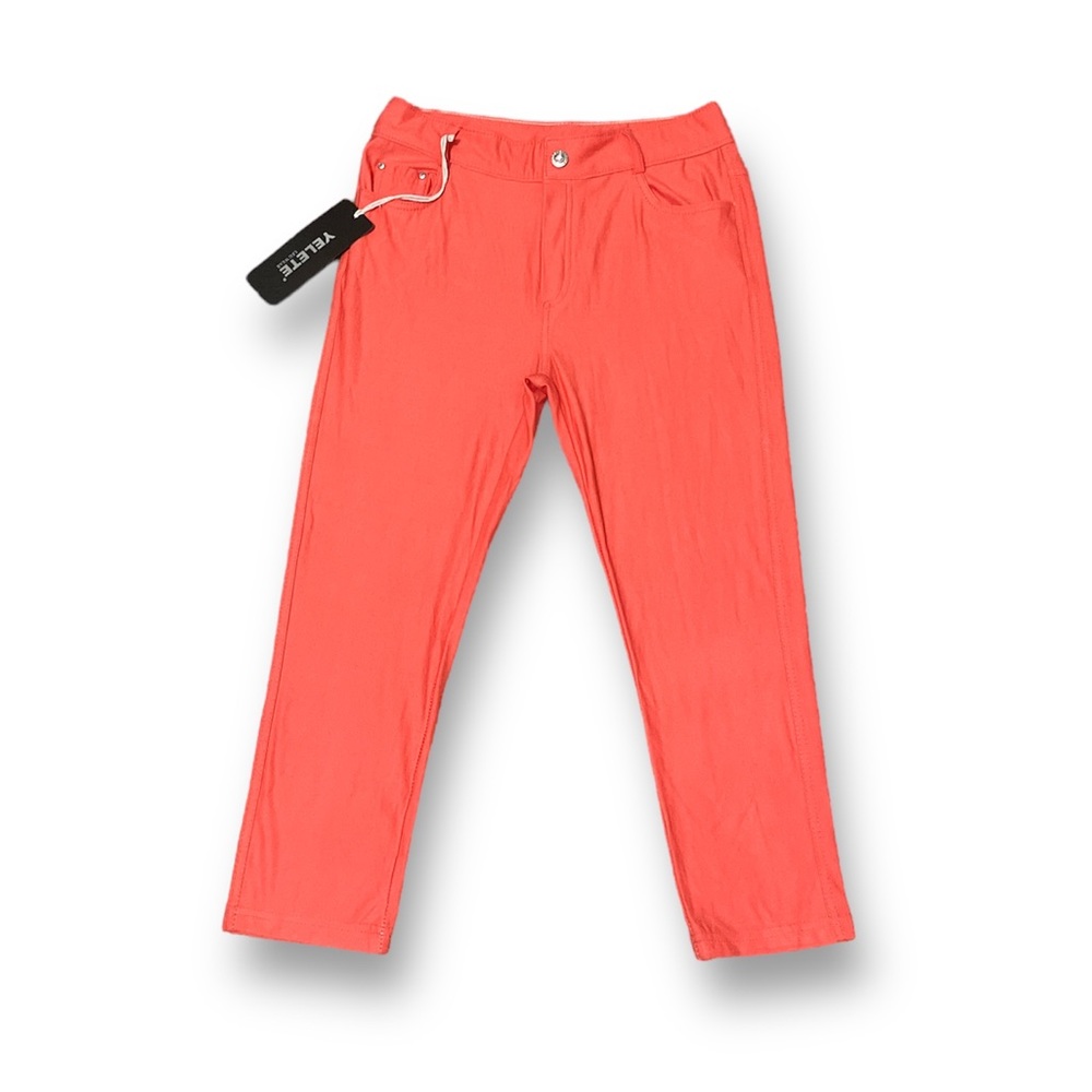 Yelete leg wear coral pants